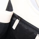 GUCCI Jackie Hand Bag Canvas Black Silver 002 1068 Auth fm5498-22
