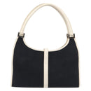 GUCCI Jackie Hand Bag Canvas Black Silver 002 1068 Auth fm5498-3