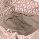 FENDI Zucchino Canvas Tote Bag Pink Gold 8BH133 Auth fm5500-20