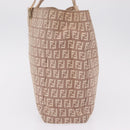 FENDI Zucchino Canvas Tote Bag Pink Gold 8BH133 Auth fm5500-4