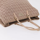 FENDI Zucchino Canvas Tote Bag Pink Gold 8BH133 Auth fm5500-6