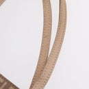 FENDI Zucchino Canvas Tote Bag Pink Gold 8BH133 Auth fm5500-9