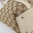 GUCCI GG Canvas Abbey Tote Bag Beige Gold 141470 Auth fm5503-11
