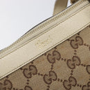 GUCCI GG Canvas Abbey Tote Bag Beige Gold 141470 Auth fm5503-15
