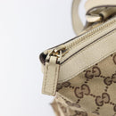 GUCCI GG Canvas Abbey Tote Bag Beige Gold 141470 Auth fm5503-17