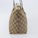 GUCCI GG Canvas Abbey Tote Bag Beige Gold 141470 Auth fm5503-4