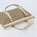 GUCCI GG Canvas Abbey Tote Bag Beige Gold 141470 Auth fm5503-6