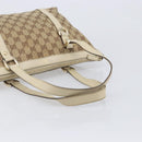 GUCCI GG Canvas Abbey Tote Bag Beige Gold 141470 Auth fm5503-7