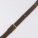Chloe Eden Shoulder Bag Leather Gray Gold Auth fm5505-10