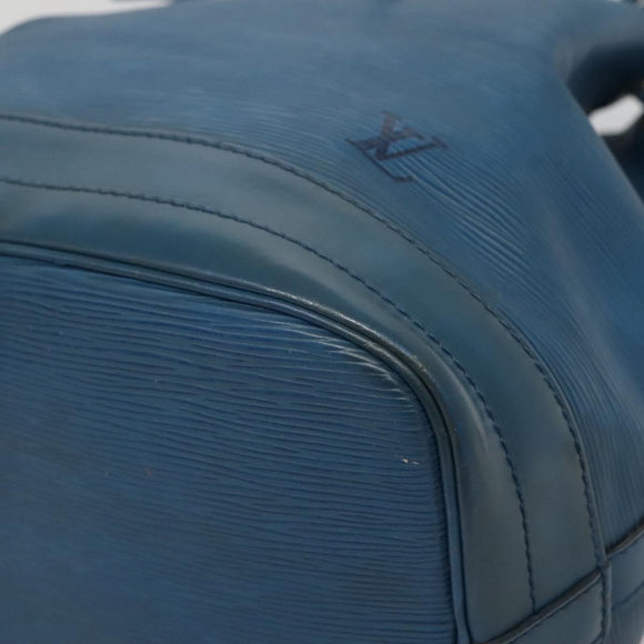LOUIS VUITTON Epi Noe Shoulder Bag Toledo Blue M44005 LV Auth gh006
