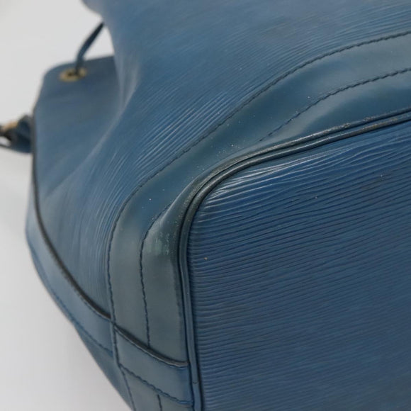 LOUIS VUITTON Epi Noe Shoulder Bag Toledo Blue M44005 LV Auth gh006