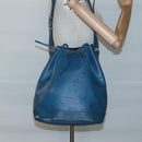 LOUIS VUITTON Epi Noe Shoulder Bag Toledo Blue M44005 LV Auth gh006-21