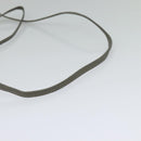 Christian Dior Honeycomb Canvas Shoulder Bag PVC White Gold Auth gh009-7