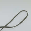 Christian Dior Honeycomb Canvas Shoulder Bag PVC White Gold Auth gh009-8