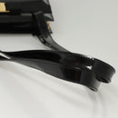 Salvatore Ferragamo Vala Shoulder Bag Patent leather Black Gold Auth gh016-7