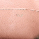 CELINE Macadam Canvas Hand Bag PVC Leather Brown Gold Auth gh019-12