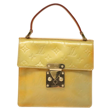 LOUIS VUITTON Monogram Vernis Spring Street Hand Bag Gris M91029 LV Auth gh022 - 0