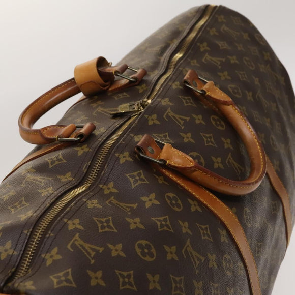 LOUIS VUITTON Monogram Keepall 60 Boston Bag M41422 LV Auth gh038