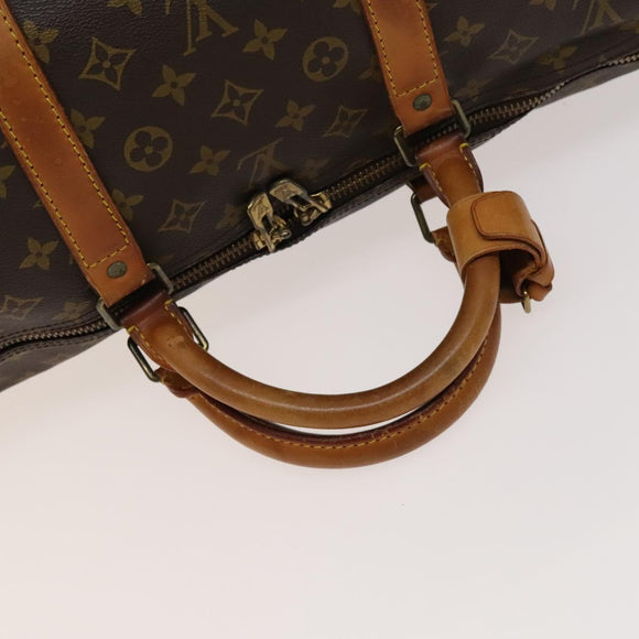 LOUIS VUITTON Monogram Keepall 60 Boston Bag M41422 LV Auth gh038