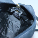 Salvatore Ferragamo Vala Shoulder Bag Suede Navy Gold Auth gh061-18