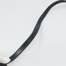 Salvatore Ferragamo Vala Shoulder Bag Suede Navy Gold Auth gh061-8