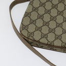 GUCCI GG Supreme Web Sherry Line Bag PVC Beige Red 904 02 043 Auth gh064-16