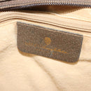 GUCCI GG Supreme Web Sherry Line Bag PVC Beige Red 904 02 043 Auth gh064-18