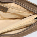 GUCCI GG Supreme Web Sherry Line Bag PVC Beige Red 904 02 043 Auth gh064-19