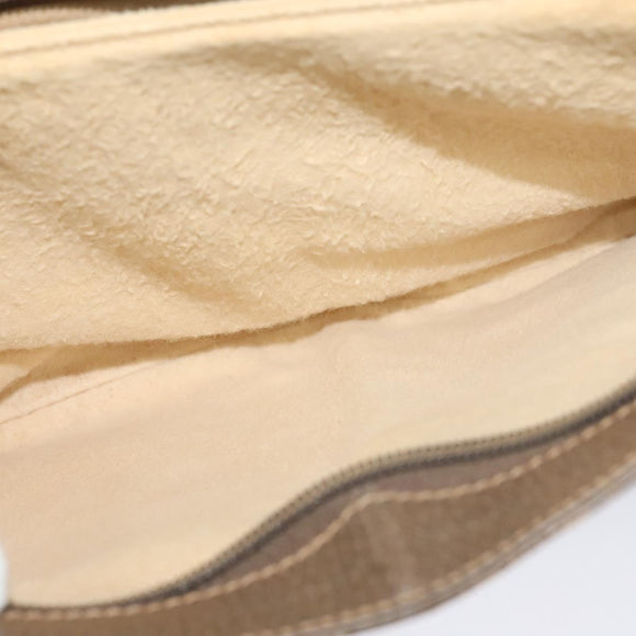 GUCCI GG Supreme Web Sherry Line Bag PVC Beige Red 904 02 043 Auth gh064