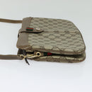 GUCCI GG Supreme Web Sherry Line Bag PVC Beige Red 904 02 043 Auth gh064-3