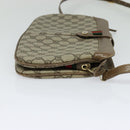 GUCCI GG Supreme Web Sherry Line Bag PVC Beige Red 904 02 043 Auth gh064-4