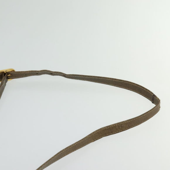 GUCCI GG Supreme Web Sherry Line Bag PVC Beige Red 904 02 043 Auth gh064