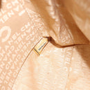 CHANEL Choco Bar COCO Mark Shoulder Bag Lamb Skin Yellow CC Auth gh066-11