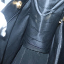 Salvatore Ferragamo Tote Bag Leather Embossed Black Gold Auth gh067-18