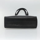 Salvatore Ferragamo Tote Bag Leather Embossed Black Gold Auth gh067-5