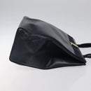 Salvatore Ferragamo Tote Bag Leather Embossed Navy Gold Auth gh069-3