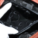 Salvatore Ferragamo Vala Shoulder Bag Leather Brown Gold Auth gh091-19