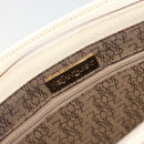 SAINT LAURENT Hand Bag Leather Gold Beige Auth gh097A-19