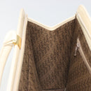 SAINT LAURENT Hand Bag Leather Gold Beige Auth gh097A-22
