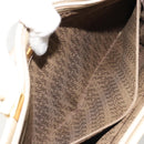 SAINT LAURENT Hand Bag Leather Gold Beige Auth gh097A-24