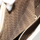 SAINT LAURENT Hand Bag Leather Gold Beige Auth gh097A-25
