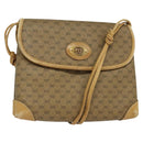 GUCCI Micro GG Supreme Shoulder Bag PVC Beige Gold 007 49 5548 Auth gh098-1