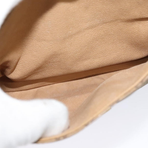 GUCCI Micro GG Supreme Shoulder Bag PVC Beige Gold 007 49 5548 Auth gh098