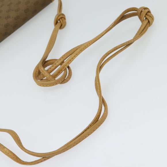 GUCCI Micro GG Supreme Shoulder Bag PVC Beige Gold 007 49 5548 Auth gh098