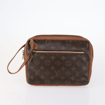 LOUIS VUITTON Monogram Clutch Bag 2Set LV Auth gh1003 - 0