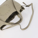 Stella MacCartney Tote Bag Leer 2Set Zwart Beige Auth gh1004-16
