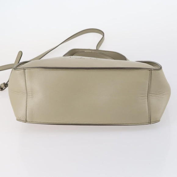 Stella MacCartney Tote Bag Leather 2Set Black Beige Auth gh1004