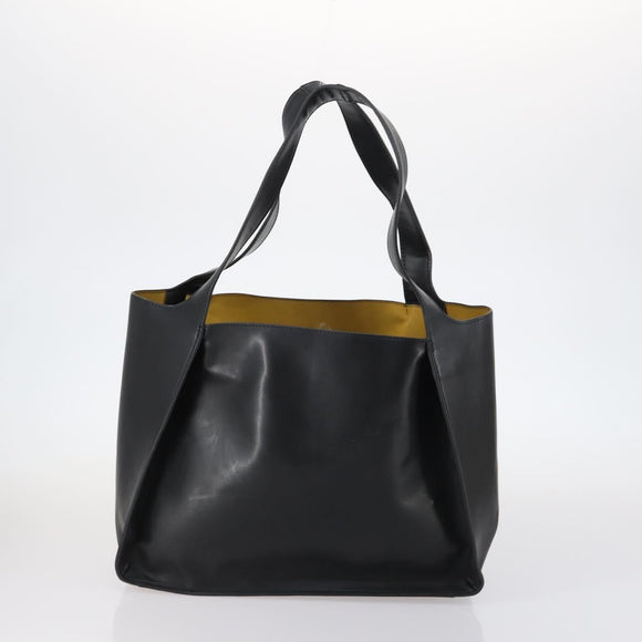 Stella MacCartney Tote Bag Leer 2Set Zwart Beige Auth gh1004