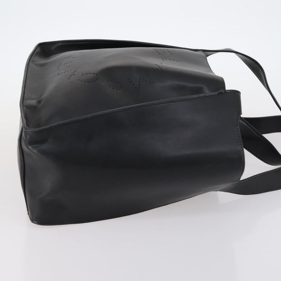 Stella MacCartney Tote Bag Leather 2Set Black Beige Auth gh1004