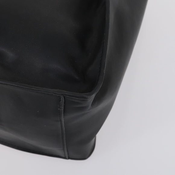 Stella MacCartney Tote Bag Leather 2Set Black Beige Auth gh1004